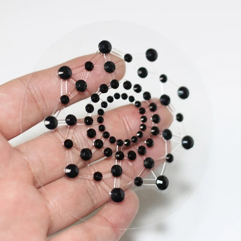 Sexy Nipple Transparent Self Adhesive Rhinestone Stickers