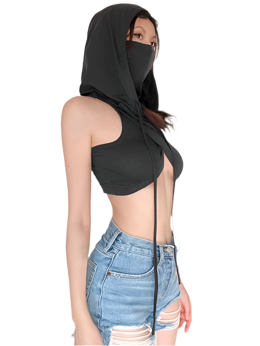 Desert Dwellers Mask top with Hood