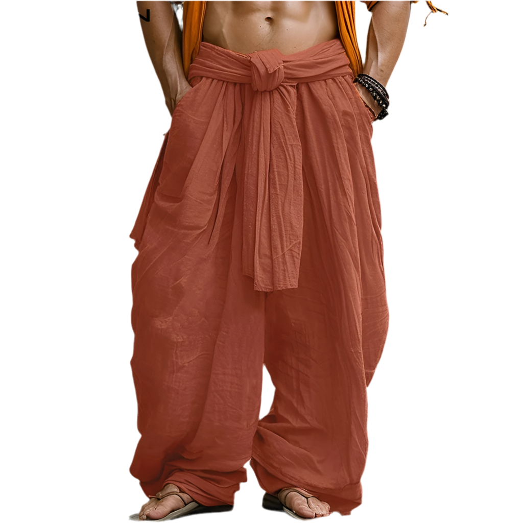 Men's Lace Up Loose Joggers