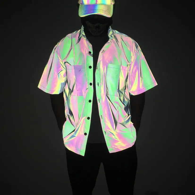 Summer Night Reflective shirts for men