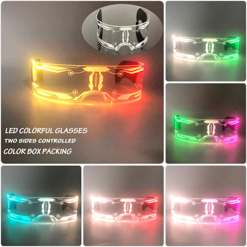 Led Cyberpunk Visor Glasses