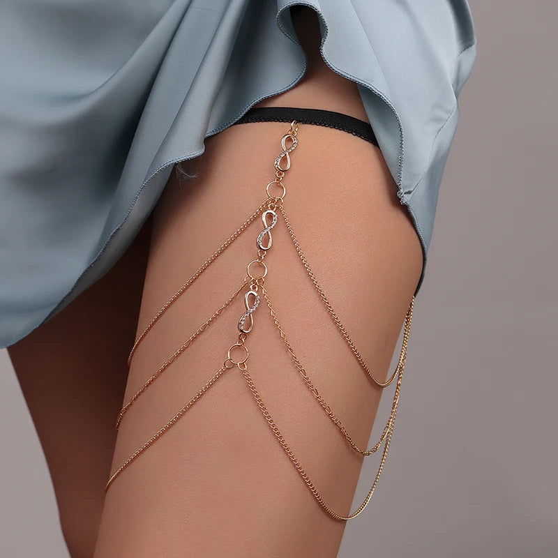 Bohemian Gold Color Leg Chain