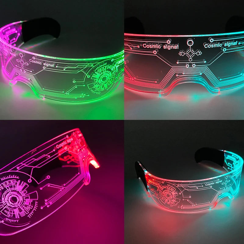 Led Cyberpunk Visor Glasses