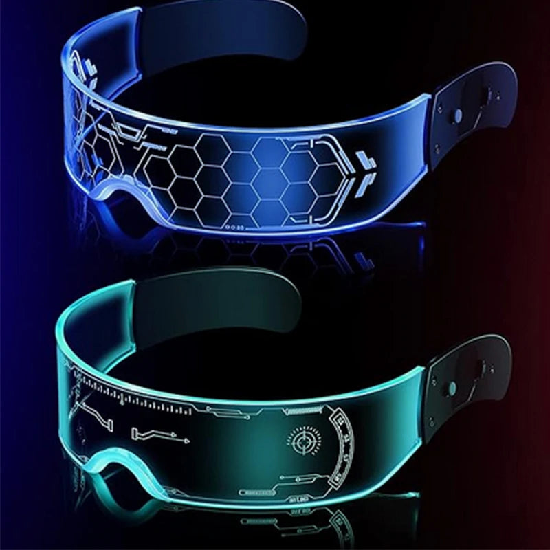 Led Cyberpunk Visor Glasses