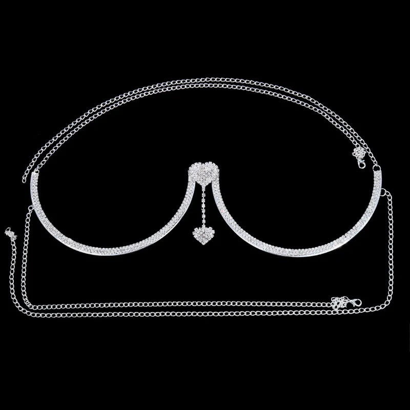 Women Chest Bracket Bra Chain