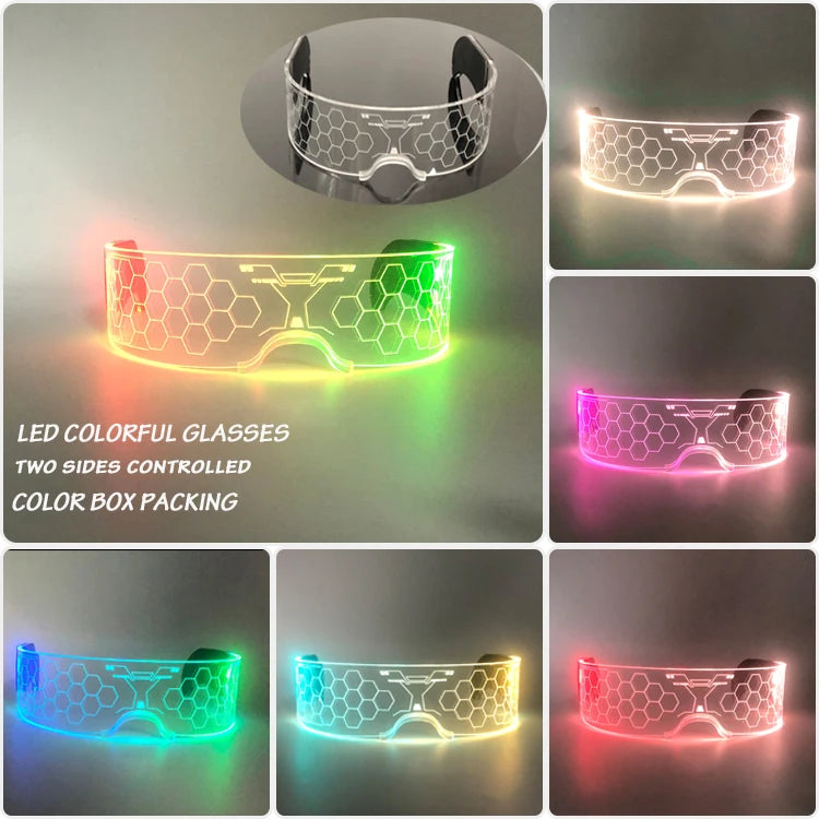 Led Cyberpunk Visor Glasses