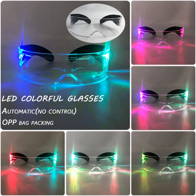 Led Cyberpunk Visor Glasses