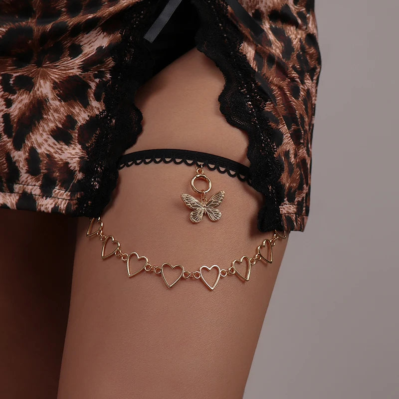 Bohemian Gold Color Leg Chain