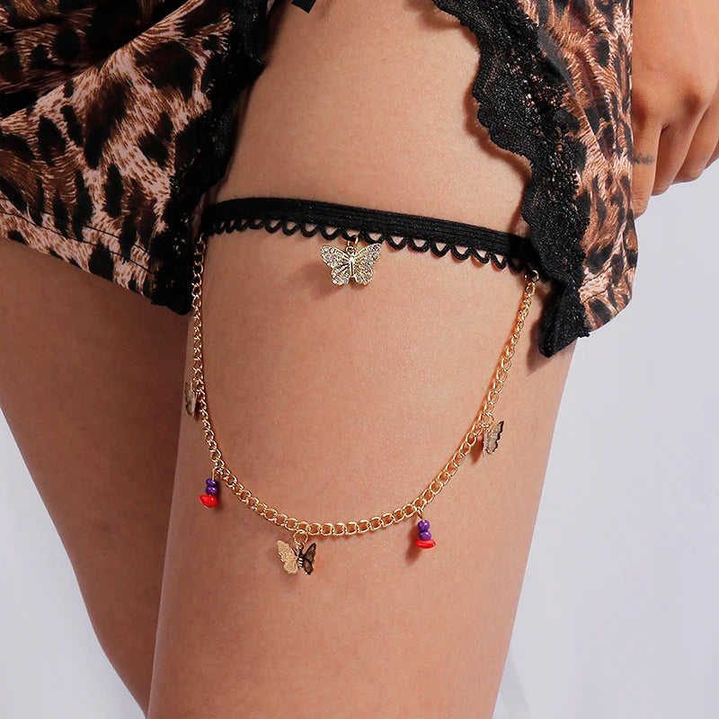 Bohemian Gold Color Leg Chain