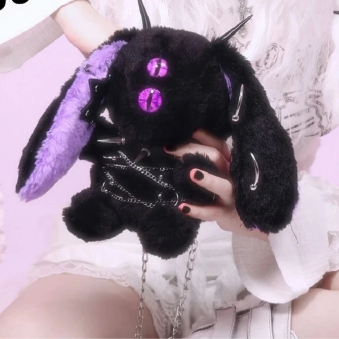 Devil Rabbit Plush Bag