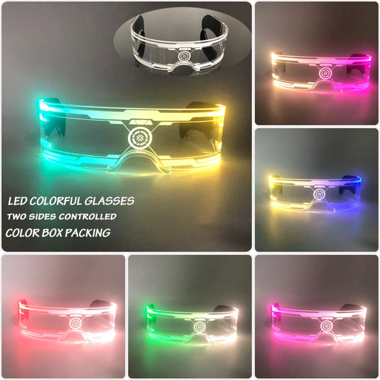 Led Cyberpunk Visor Glasses