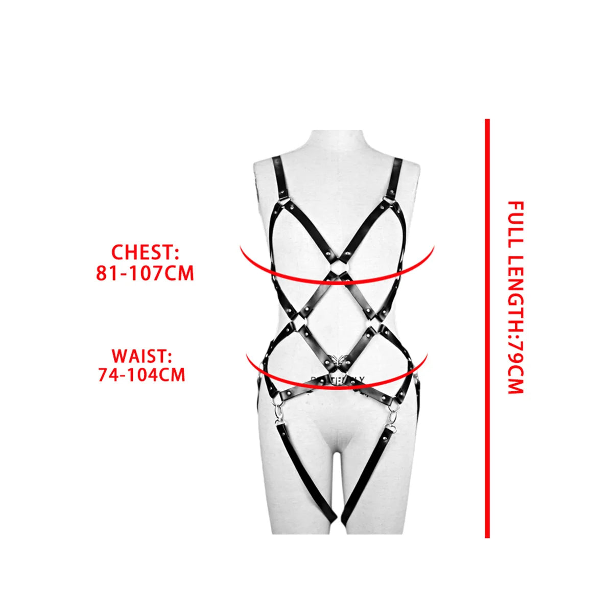 Women Sexy Full Body Harness