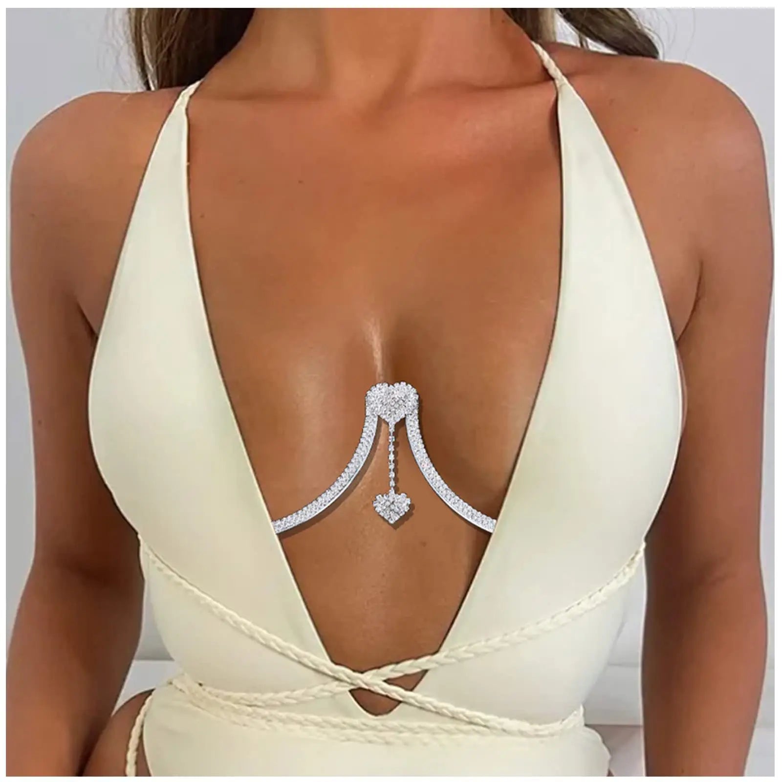 Women Chest Bracket Bra Chain